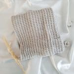 Plaid uni waffle gris - Little Intention