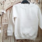 Pull col rond blanc - Little Intention