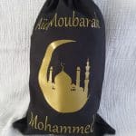 Sac cadeau noir -Little Intention