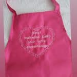 Tablier rose adulte - Little Intention