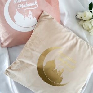 Housse de coussin ramadan / aïd mubarak